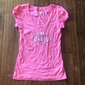 Juicy Couture pink vneck